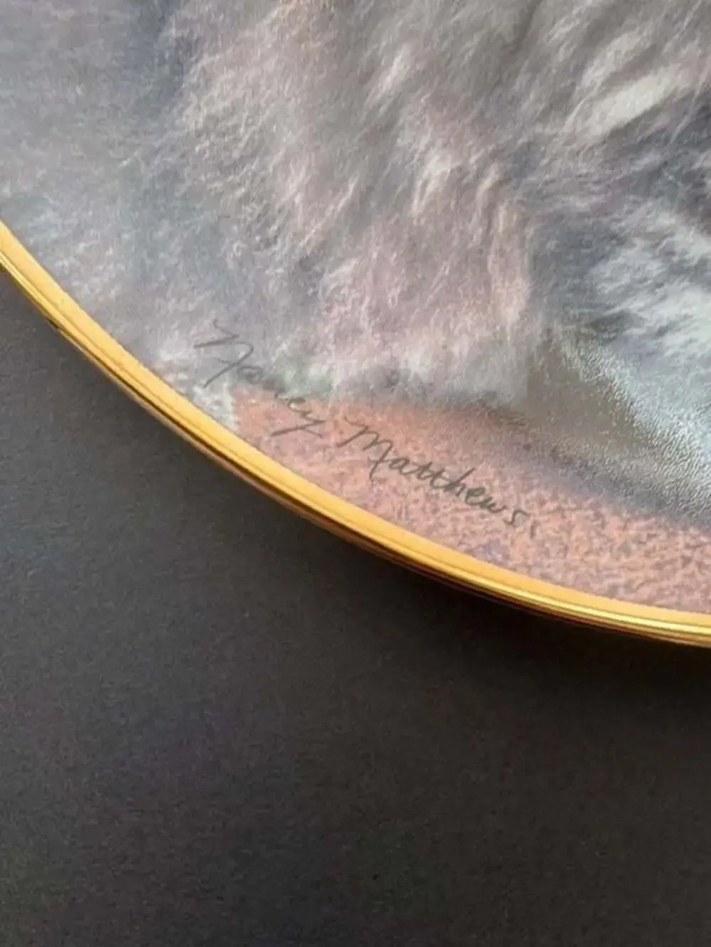 Franklin Mint Heirloom Purrfection! Limited Ed Decor Plate Nancy Matthews